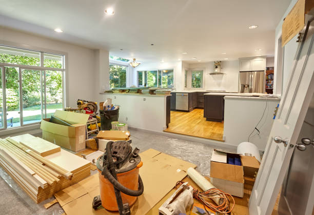 Professional Kitchen Island Installation technician working in Washington, WA
